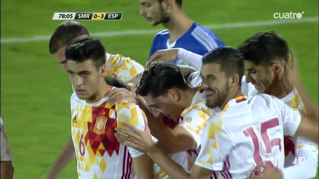 ¡La Rojita hace el tercero! Centro de Deulofeu para que Mayoral se la dejase a Meré (0-3) ¡La Rojita hace el tercero! Centro de Deulofeu para que Mayoral se la dejase a Meré (0-3)
