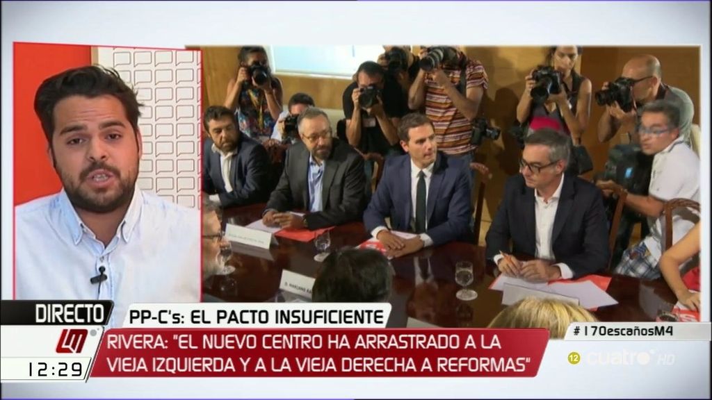 F. de Páramo: "Hay 100 propuestas que firmó Sánchez y que ahora ha firmado Rajoy"
