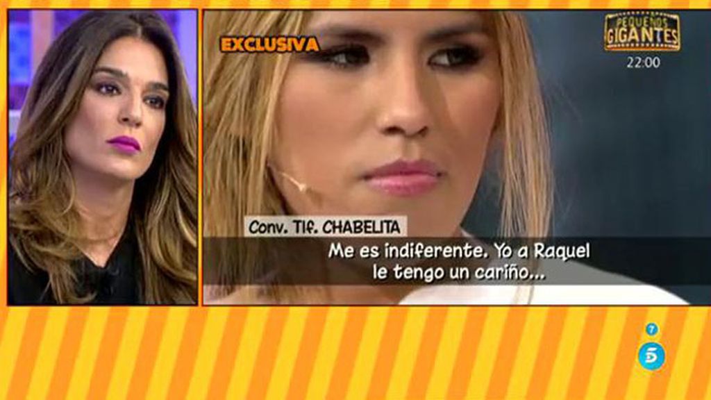 Chabelita habla de cómo está su relación y la de su madre con Raquel Bollo