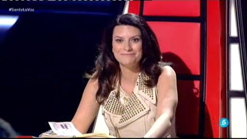 Laura Pausini, a Diego Cartón: "Veo que te has puesto 'buenorro"