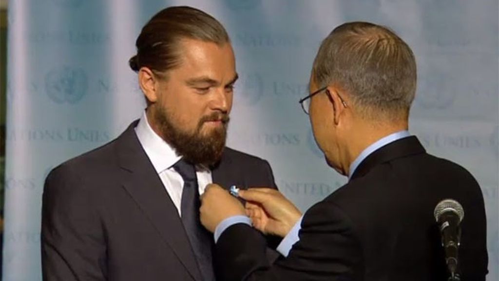 DiCaprio luchará contra el cambio climático como Mensajero de la Paz de la ONU