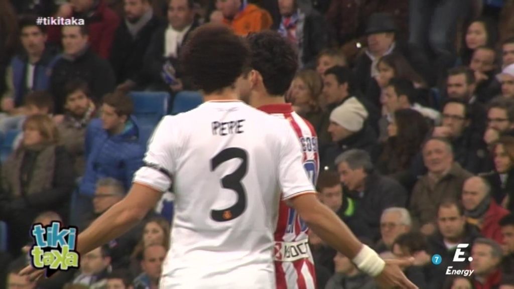 Pepe y Diego Costa: así de 'calientes' comenzaron el derbi en el Bernabéu