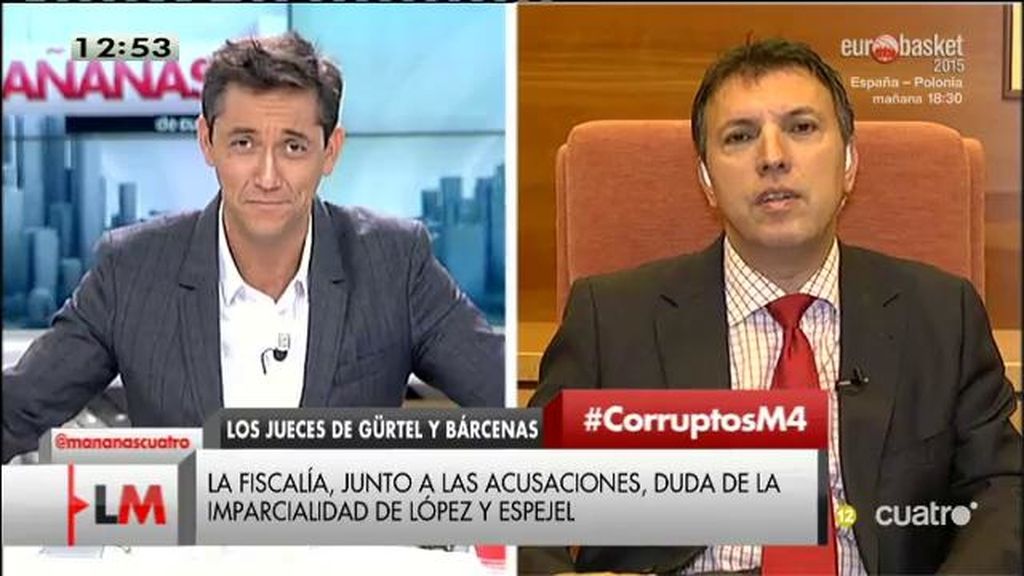 J. Bosch: “El caso Gürtel no debería ser juzgado por jueces aparentemente parciales”