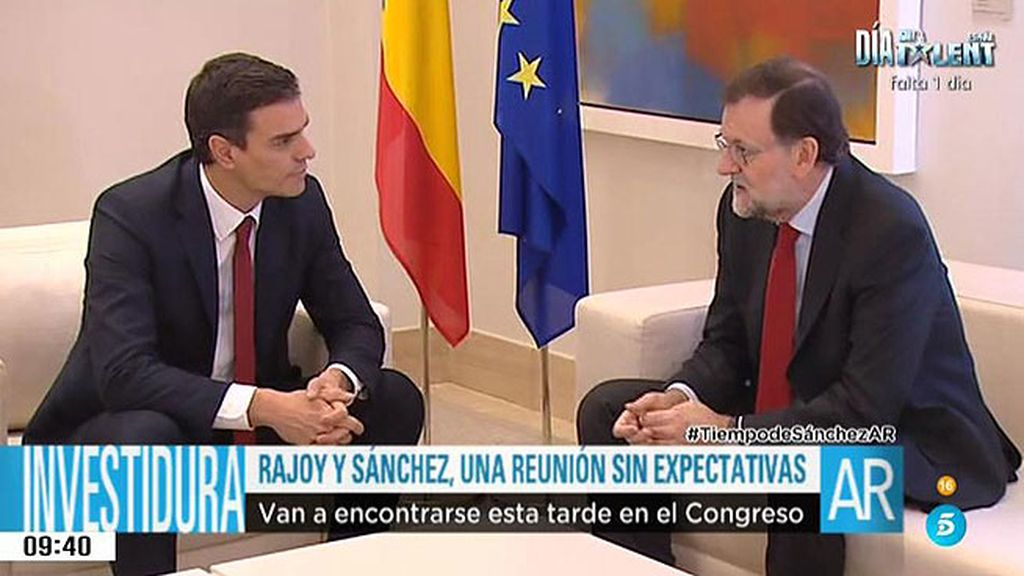 Rajoy y Sánchez, reunión sin expectativas