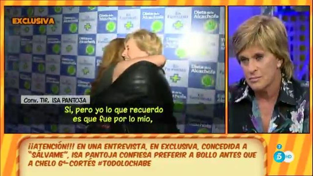 Chelo García-Cortés, sobre Isabel Pantoja: "Yo metí la pata"