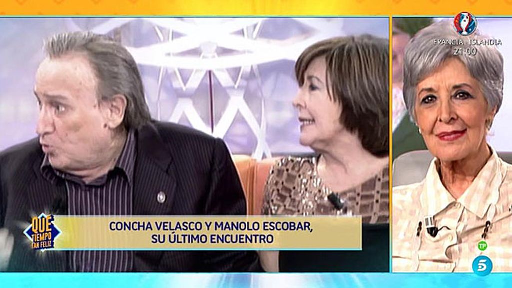 Concha Velasco nos abre su corazón acerca de su relación con Manolo Escobar