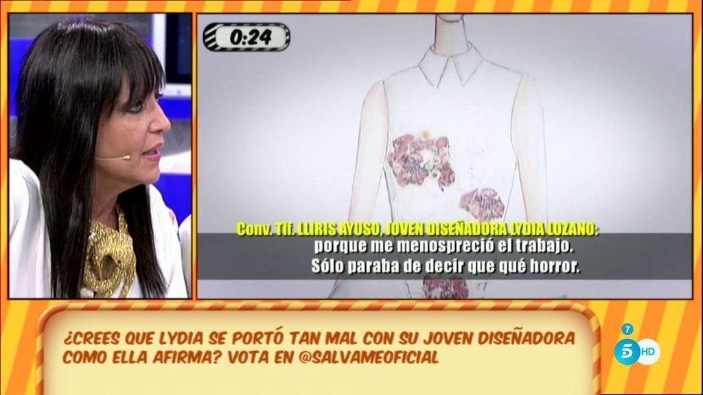 Lydia L. se defiende: "Si lloraste porque te sentiste mal lo siento muchísimo, pero has contado cosas que no son verdad"