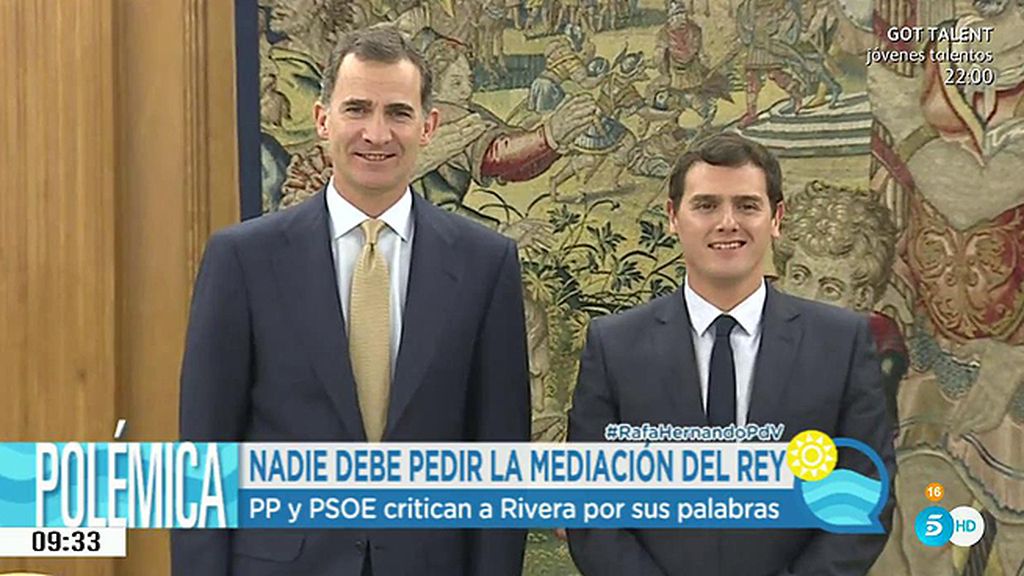 ¿Pedirá Albert Rivera a Felipe VI que convenza a Pedro Sánchez de abstenerse?