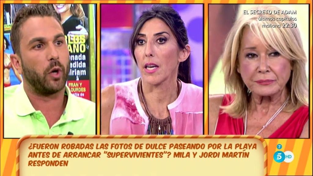 Dulce y su representante pactaron un reportaje a espaldas de 'Supervivientes', según Jordi Martín