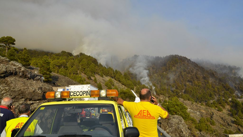 Un agente forestal fallece en el incendio de La Palma