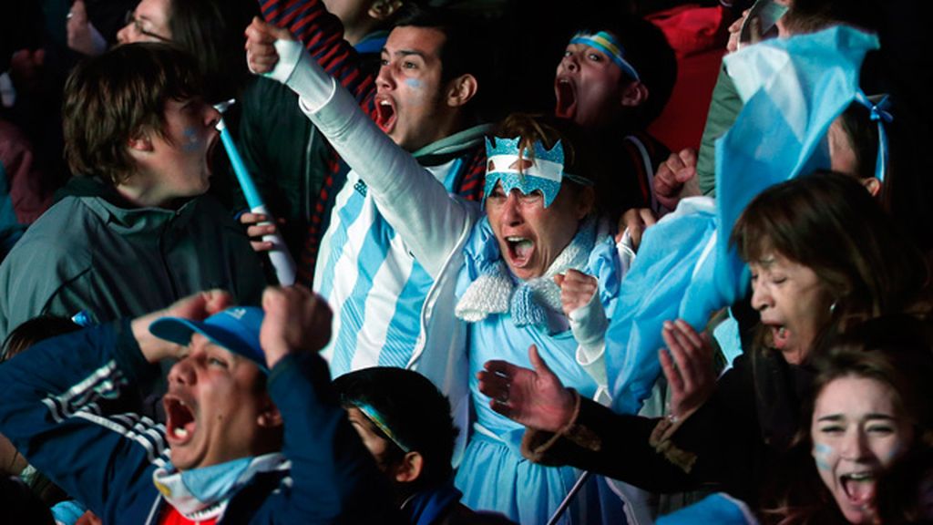 Argentina, enloquecida con su selección