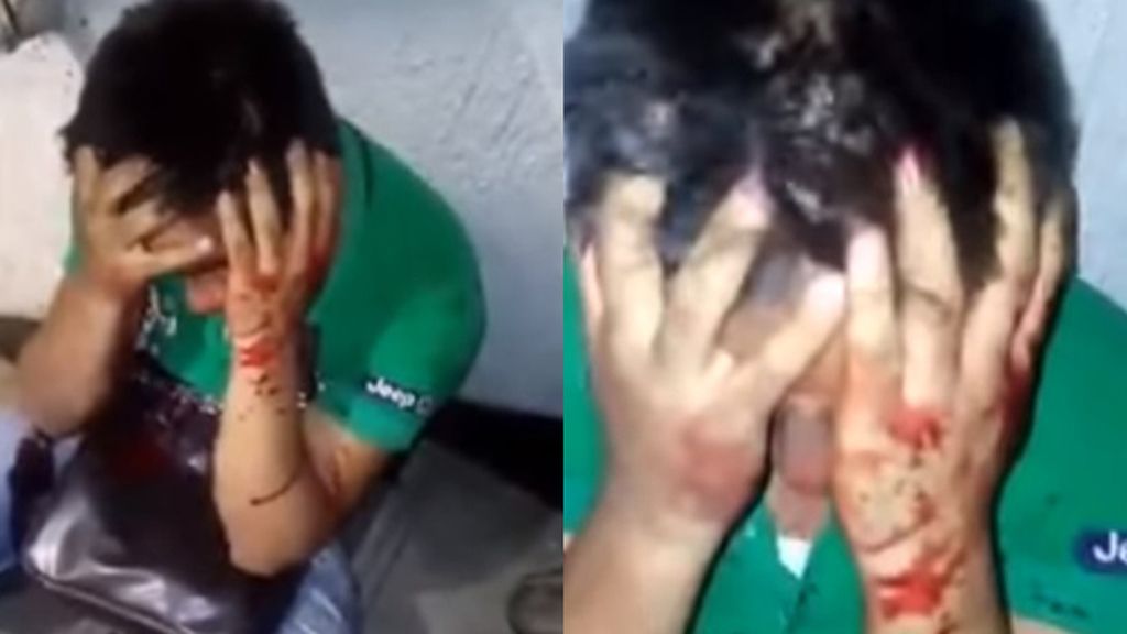 Una mujer grita y golpea al hombre que intentó acosarla en el metro de México