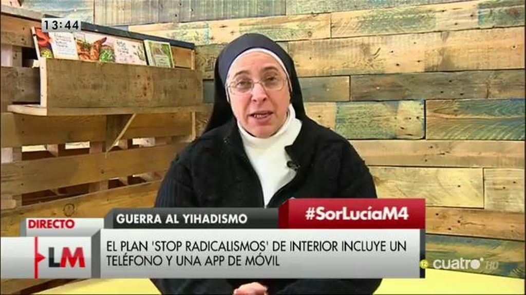 La entrevista a Sor Lucía Caram, a la carta