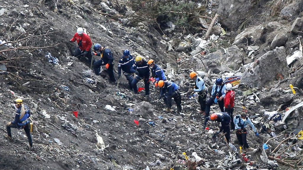 Espectaculares imágenes del epicentro de la tragedia del avión de Germanwings