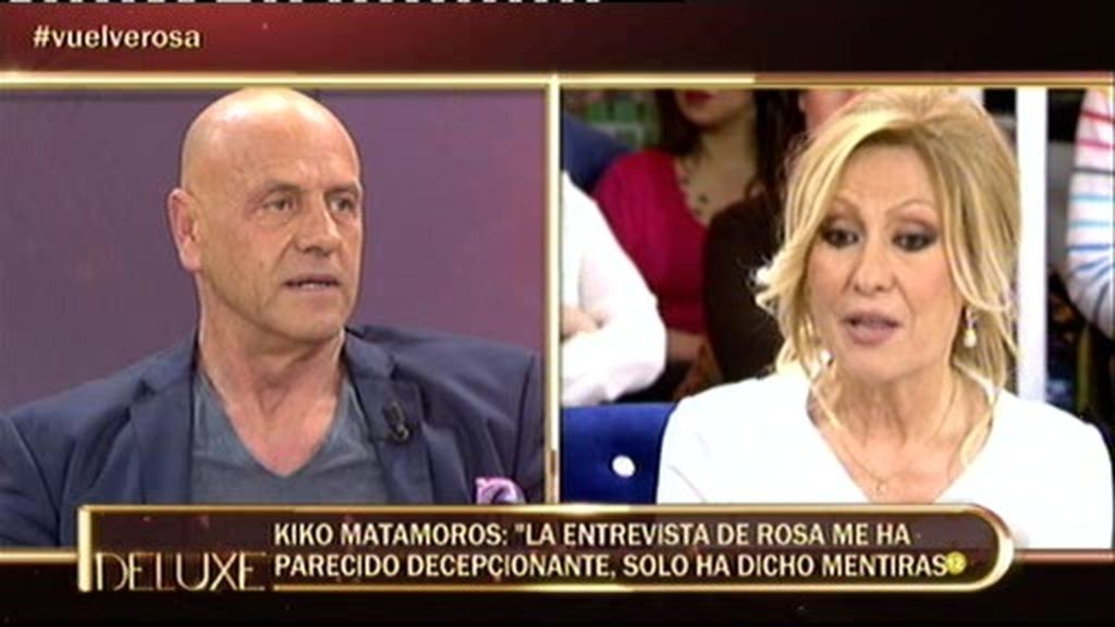 K. Matamoros: "La entrevista de Rosa ha sido decepcionante, solo ha dicho mentiras"