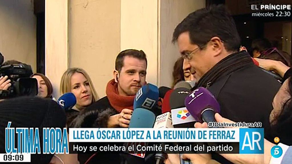 Óscar López, PSOE: "Los militantes han hablado, este es un buen pacto"