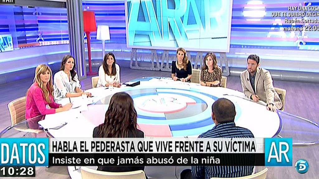 "Yo le sorprendí, mi hija nunca me dijo nada porque estaba amenazada"