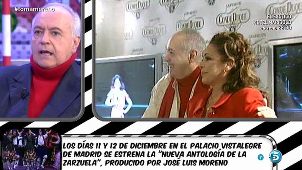 José Luis Moreno: "Isabel Pantoja nunca va a dejar de ser la genial cantante"