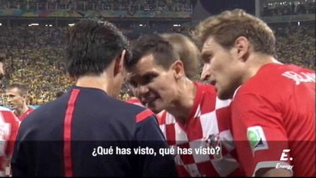 Así se 'comió' Croacia al árbitro: insultos, gritos y resignación