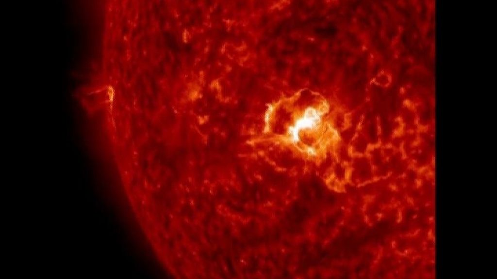 El Sol emite una llamarada gigante