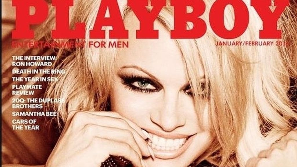 Pamela Anderson, portada del último número de Playboy con desnudos