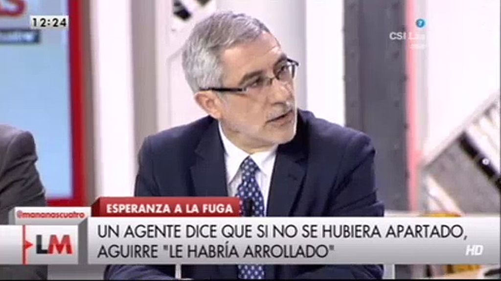 Gaspar Llamazares, sobre Esperanza Aguirre: “Me parece un escándalo”