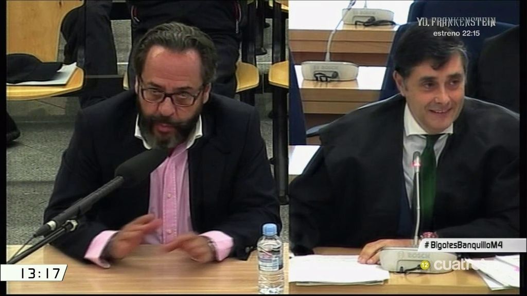 El show de 'el bigotes' en el juicio: "Le pido que me ate en corto"