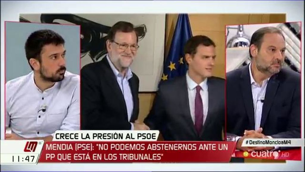 Ramón Espinar: “Creo que ya podemos decir que la investidura de Rajoy va a fracasar"