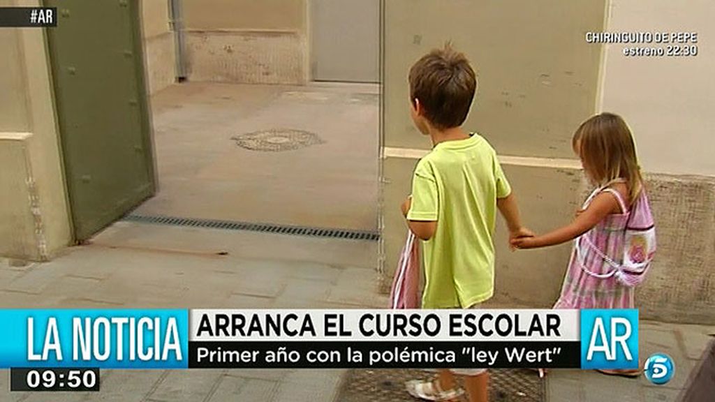 Primer año con la polémica 'Ley Wert'