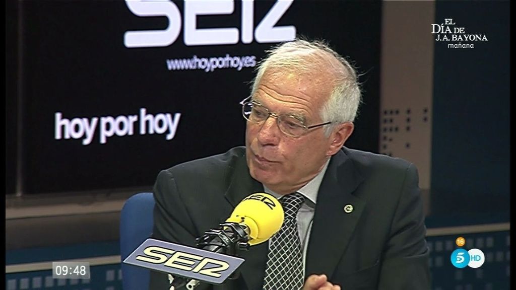 Borrell: "Si esto fuera un golpe estaría organizado por un sargento chusquero"