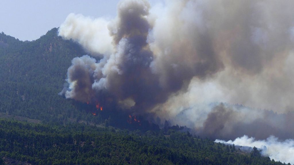 Un fallecido, un detenido y 1.500 hectáreas arrasadas por el incendio en La Palma