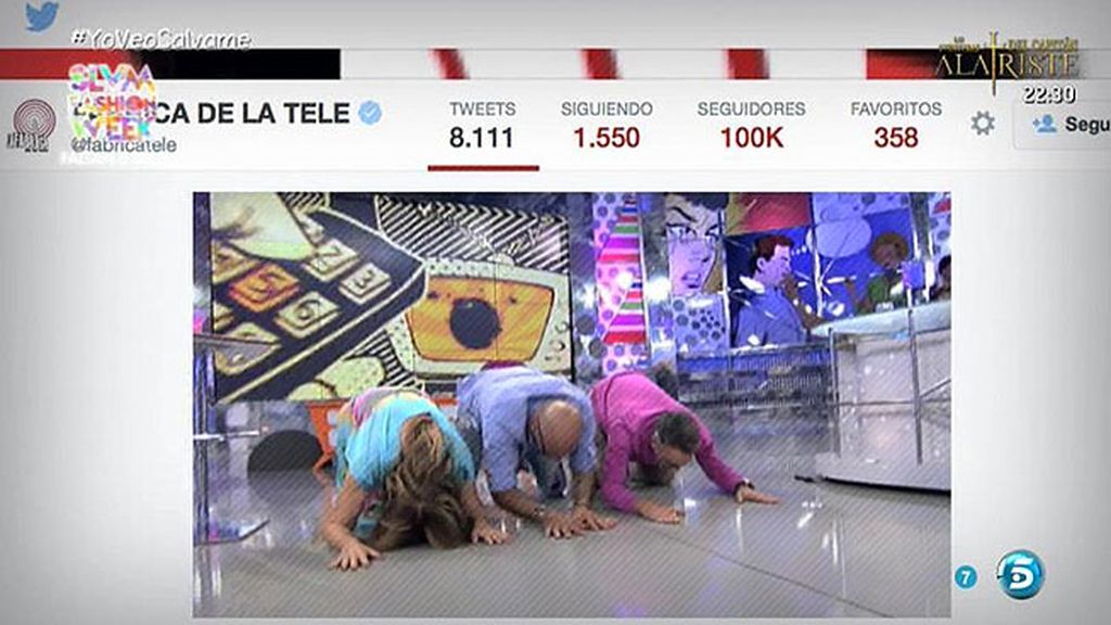 ¡'La Fábrica de la Tele' consigue 100.000 seguidores en Twitter!