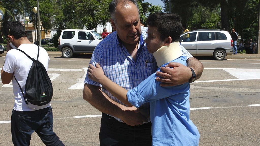 Los supervivientes del accidente de Badajoz vuelven a clase