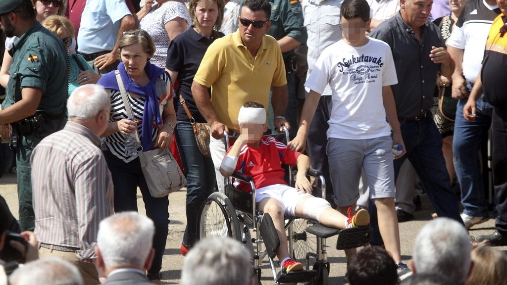 Monterrubio de la Serena despide a los cinco menores fallecidos