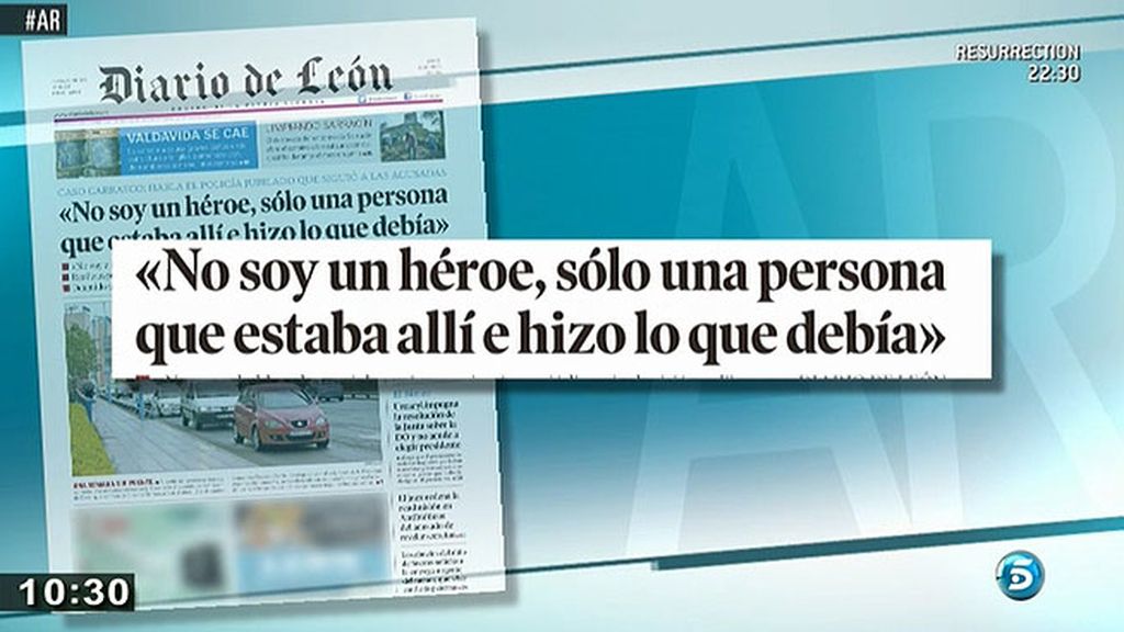 El policía jubilado que siguió a Montserrat González: " No soy un héroe, solo hice lo que debía"