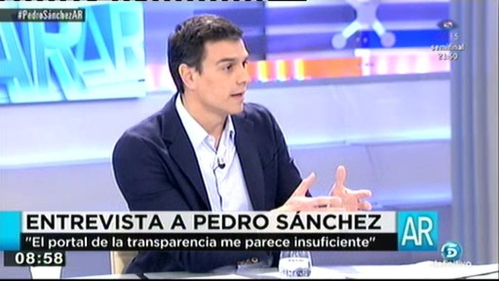 Pedro Sánchez: “Los que cobran más que el presidente del gobierno deberían bajarse el sueldo”