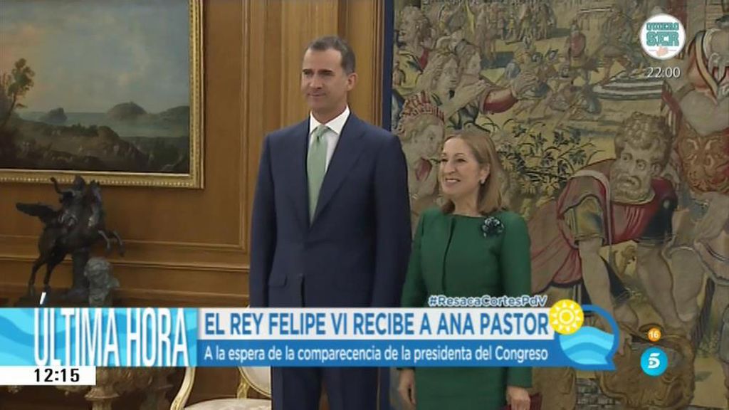Felipe VI recibe a Ana Pastor