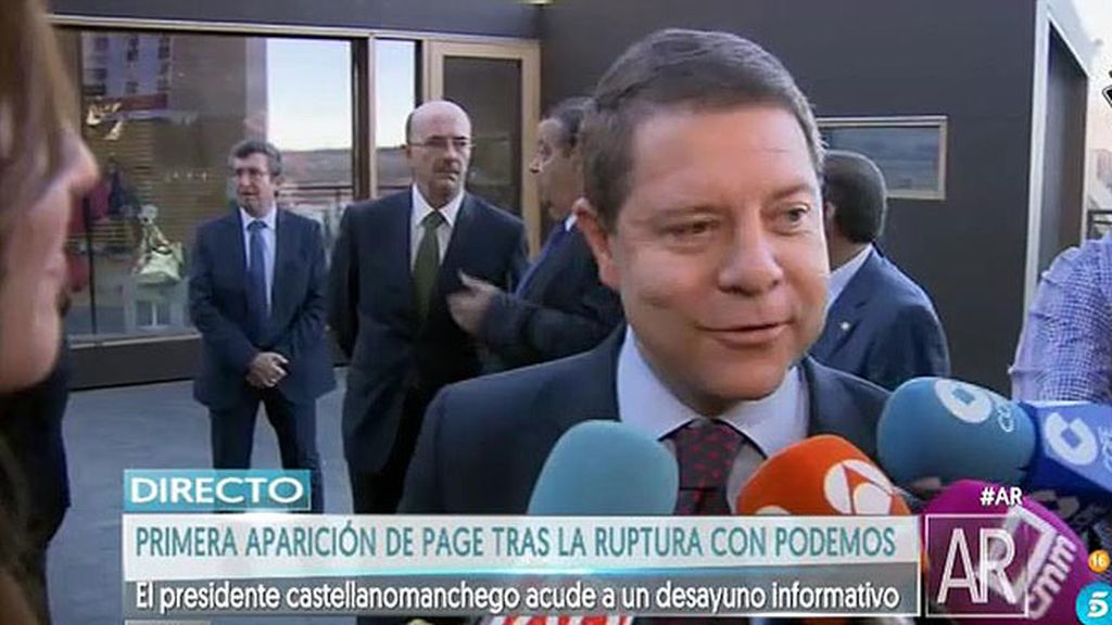 García - Page: "Sánchez tiene que pedir disculpas y empezar a hacer autocrítica"