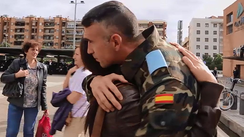 Momento más duro de los militares: la despedida de sus familiares