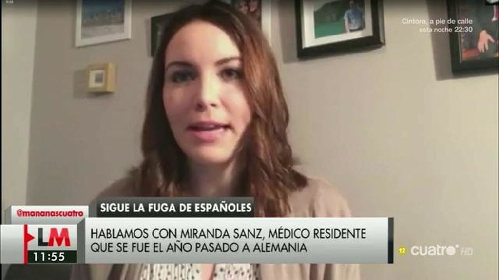 Miranda: "En España un médico joven ni siquiera puede independizarse"