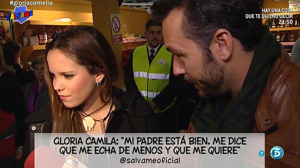 Gloria Camila se sincera: "Me gustaría estar con mi padre y mi hermano"