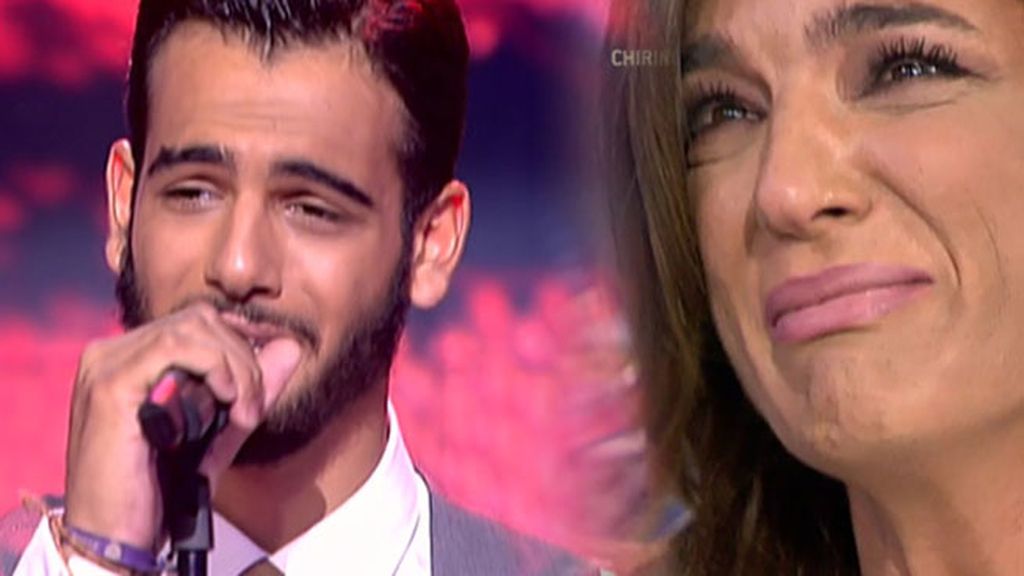 Manuel Cortés canta su nueva canción y Raquel Bollo se echa a llorar emocionada