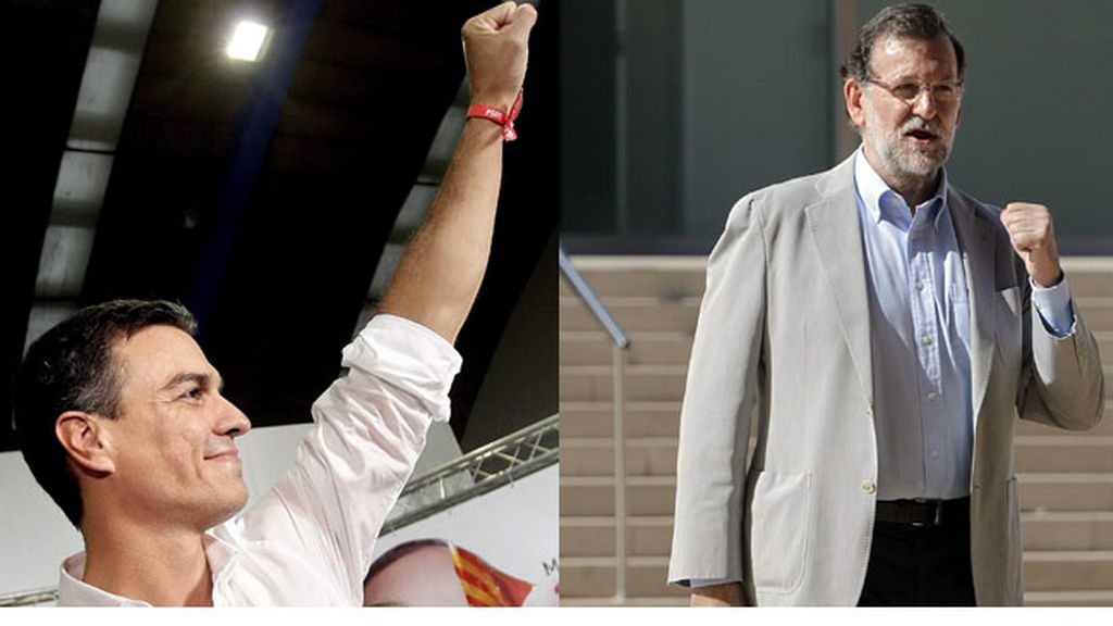 Rajoy y Sánchez coinciden en Cataluña