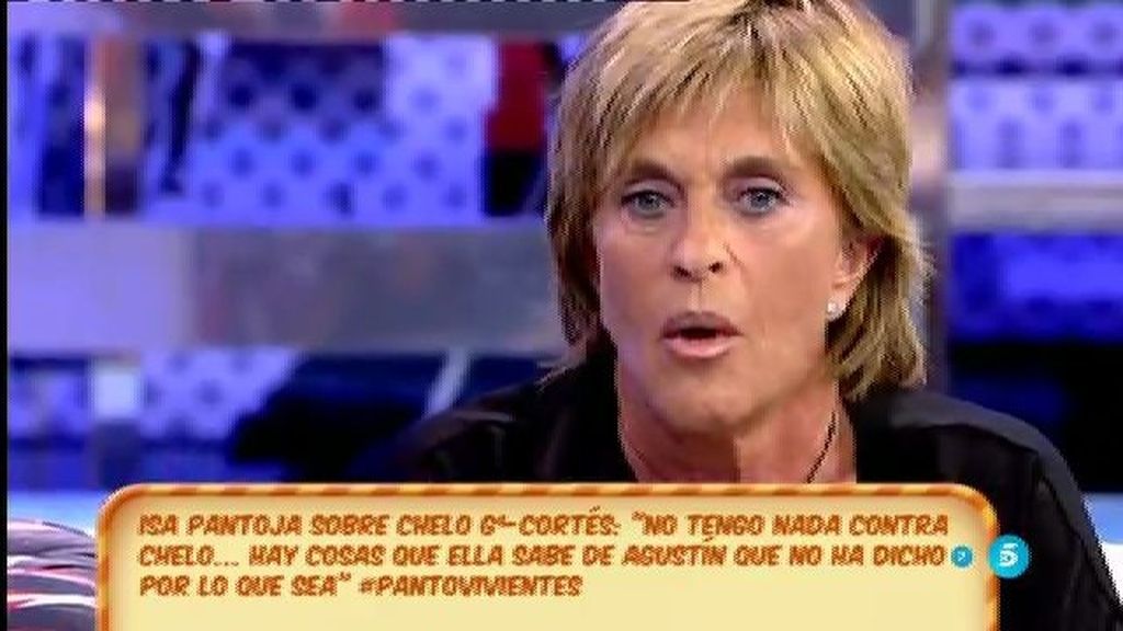 Chelo García-Cortés : “Ayer me sentí orgullosa de Chabelita”