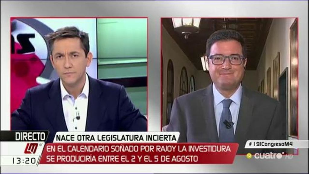 Óscar López: “He visto muy cariñoso al PP con Convergencia en el Congreso y con el PNV en el Senado”