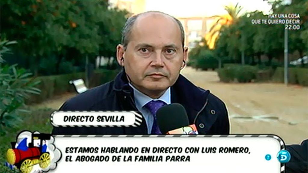 Luis Romero, abogado de la familia Parra: "Han recibido con satisfacción la noticia"
