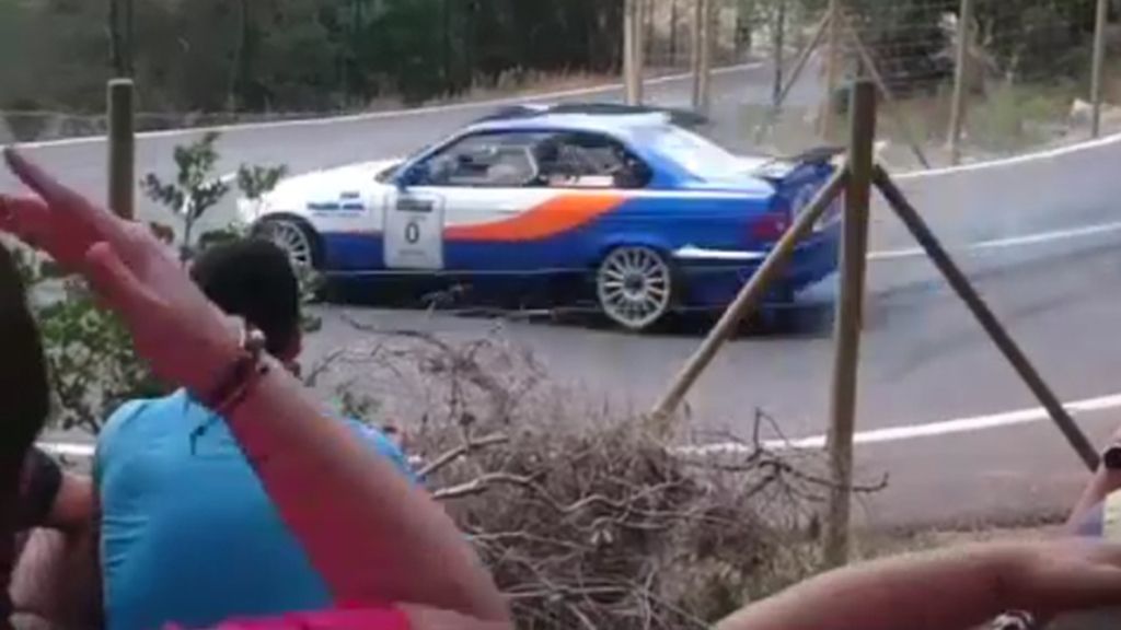 Los heridos del Rally de Mallorca regresaron a la curva después de haber sido desalojados
