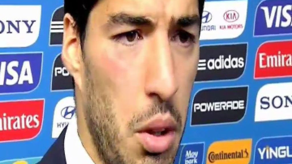 Luis Suárez: "Son cosas que pasan dentro de la cancha"