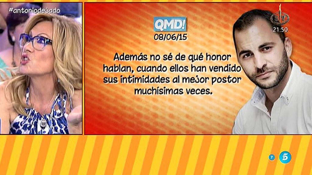 Antonio Tejado: "Los Mohedano quieren lucrarse a toda costa"