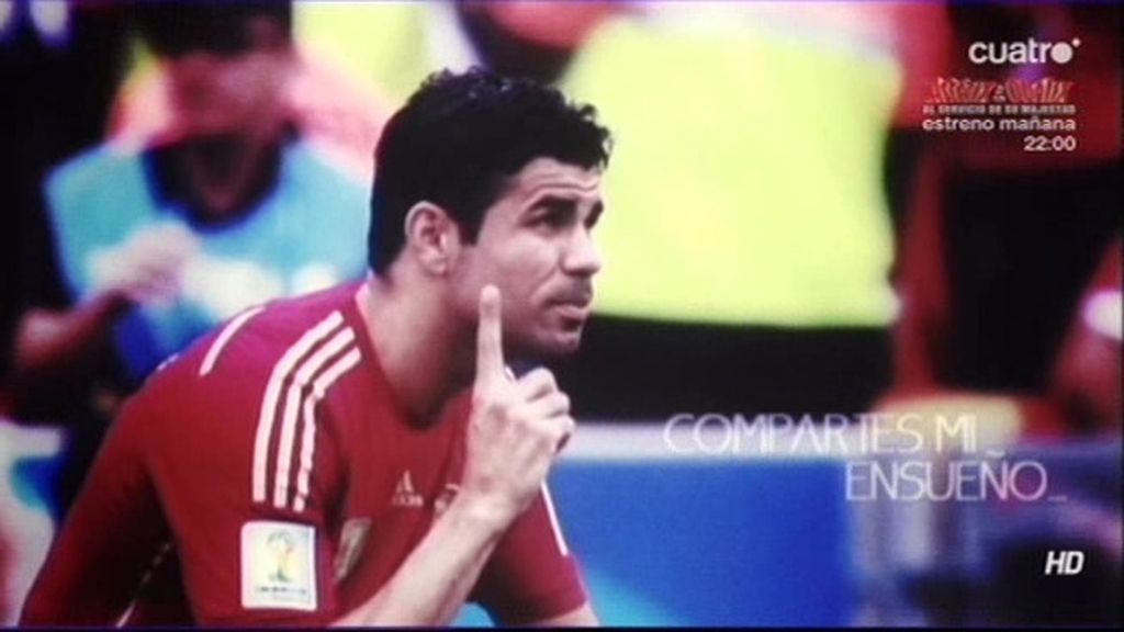 Diego Costa sólo sueña con marcar gol con la Selección Española